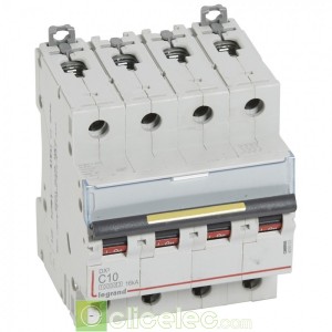 DX3 4P C10 10000A/16KA 409353 Legrand Disjoncteurs PH+N