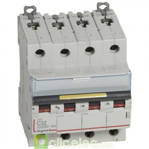 DX3 4P C32 10000A/16KA 409358 Legrand Disjoncteurs PH+N