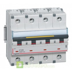 Disjoncteur DX3 4P C125 10000A/16KA 409364 Legrand