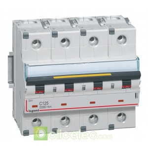 DX3 4P C125 10000A/16KA 409364 Legrand Disjoncteurs PH+N