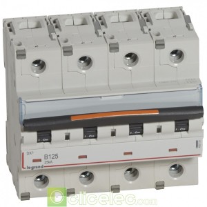 DX3 4P B125 25KA 409751 Legrand Disjoncteurs PH+N