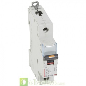 DX3 1P C20 25KA 409756 Legrand Disjoncteurs PH+N