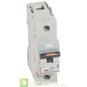 DX3 1P C50 25KA 409760 Legrand Disjoncteurs PH+N