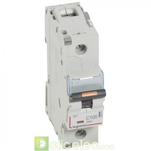 DX3 1P C100 25KA 409763 Legrand Disjoncteurs PH+N