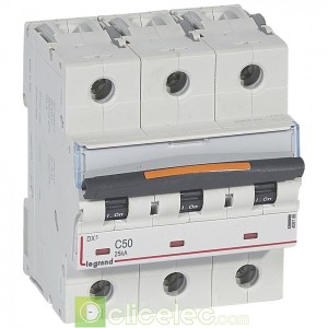 DX3 3P C50 25KA 409786 Legrand Disjoncteurs PH+N