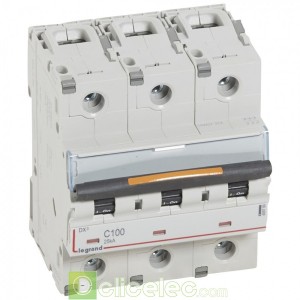 DX3 3P C100 25KA 409789 Legrand Disjoncteurs PH+N