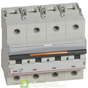 DX3 4P C50 25KA 409799 Legrand Disjoncteurs PH+N