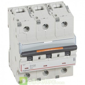 DX3 3P D100 25KA 409841 Legrand Disjoncteurs PH+N