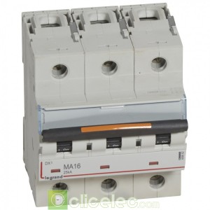 DX3 3P MA16 25KA 409882 Legrand Disjoncteurs PH+N