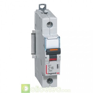 DX3 1P Z16 25KA 409902 Legrand Disjoncteurs PH+N