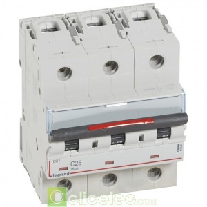 DX3 3P C25 36KA 410023 Legrand Disjoncteurs PH+N