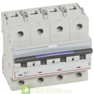 DX3 4P B40 50KA 410126 Legrand Disjoncteurs PH+N