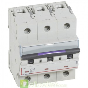 DX3 3P C16 50KA 410161 Legrand Disjoncteurs PH+N