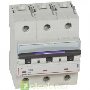 DX3 3P C40 50KA 410165 Legrand Disjoncteurs PH+N