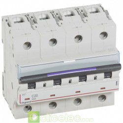 Disjoncteur DX3 4P C20 50KA 410175 Legrand