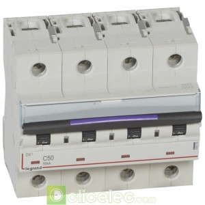 DX3 4P C50 50KA 410179 Legrand Disjoncteurs PH+N