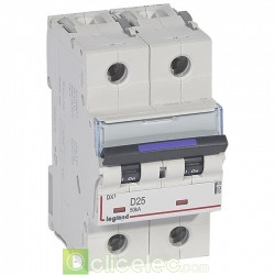 Disjoncteur DX3 2P D25 50KA 410202 Legrand