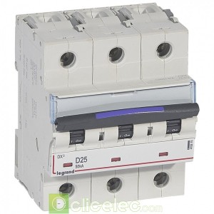 DX3 3P D25 50KA 410215 Legrand Disjoncteurs PH+N