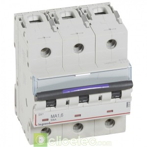 DX3 3P MA1.6 50KA 410246 Legrand Disjoncteurs PH+N