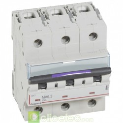 Disjoncteur DX3 3P MA6.3 50KA 410249 Legrand