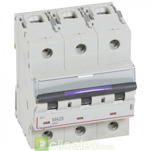 DX3 3P MA25 50KA 410253 Legrand Disjoncteurs PH+N