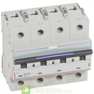 DX3 4P MA25 50KA 410263 Legrand Disjoncteurs PH+N