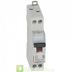 Disjoncteur DX3 1P+NG C1 4500A/6KA 406861 Legrand