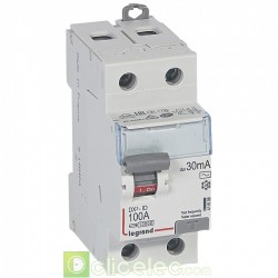 Interrupteur différentiel DX3-ID 2P 100A AC 30MA - 411508 Legrand