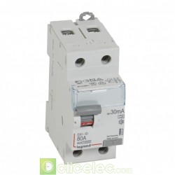 Interrupteur différentiel DX3-ID 2P 80A A 30MA - 411557 Legrand