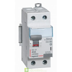 Interrupteur différentiel DX3-ID 2P 40A HPI 30MA - 411591 Legrand