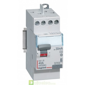 DX3-ID 2P 40A A 30MA TG - 411617 Legrand Interrupteur Différentiel