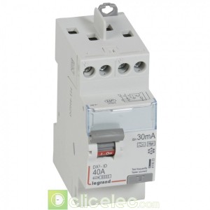 DX3-ID 2P 40A HPI 30MA TG - 411623 Legrand Interrupteur Différentiel