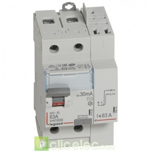 DX3-ID 2P 63A AC 30MA TGA - 411633 Legrand Interrupteur Différentiel