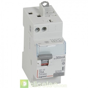 DX3-ID 2P 25A AC 300MA TGA - 411634 Legrand Interrupteur Différentiel