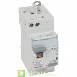 Interrupteur différentiel DX3-ID 2P 25A A 30MA TGA - 411637 Legrand