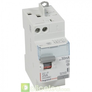 DX3-ID 2P 25A A 30MA TGA - 411637 Legrand Interrupteur Différentiel