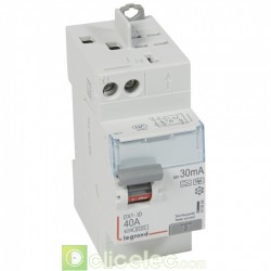 Interrupteur différentiel DX3-ID 2P 40A HPI 30MA TGA - 411644 Legrand