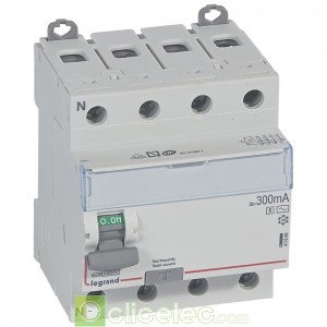 DX3-ID 4PG 40A AC-S 300MA - 411668 Legrand Interrupteur Différentiel