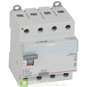 DX3-ID 4PG 40A A 300MA - 411685 Legrand Interrupteur Différentiel