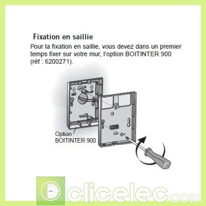 Boitier Intercalaire Delta dore Thermostats d'ambiance