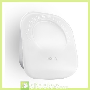 Thermostat connecté radio Somfy - 2401499 Somfy Thermostats d'ambiance