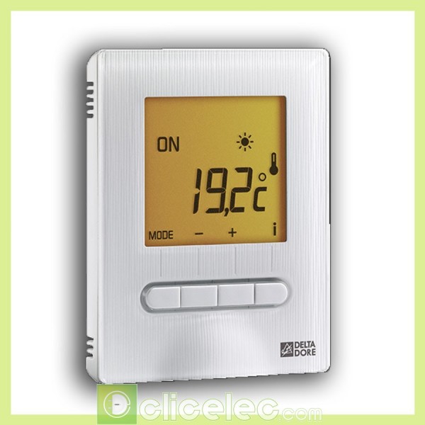 Thermostat programmable filaire simple d'utilisation - Delta Dore